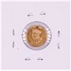 Image 2 : $1 Indian Princess Head Gold Dollar Love Token Coin Holed