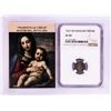 Image 1 : 1567 KB Hungary Denar 'Madonna and Child' Coin NGC XF45 w/ Story Box