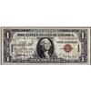 Image 1 : Short Snorter Signed 1935A $1 Hawaii WWII Emergency Silver Certificate Note