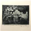 Image 3 : Signed German Etching, Music, Beer, Merrymaking