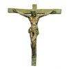 Image 1 : Bronze Crucifixion Jesus on Cross Hanging Plaque