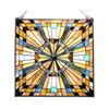 Image 2 : Mission-style Stained Art Glass Hanging Window Panel