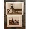 Image 1 : Pair of Native American History, Teepee Tents Photo Prints