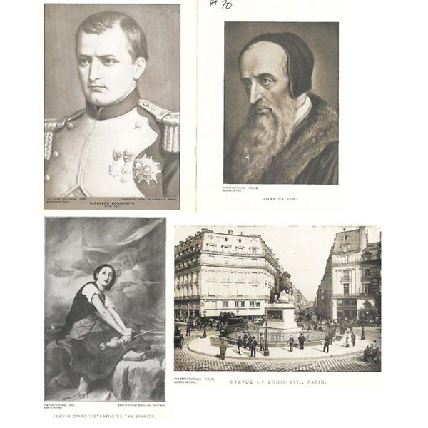 Early 1900's Half Tone Prints, French HIstory, Napoleon