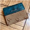 Image 1 : Vintage Designer Bvlgari Ostrich Leather Bi-fold Wallet