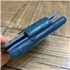 Image 8 : Vintage Designer Bvlgari Ostrich Leather Bi-fold Wallet