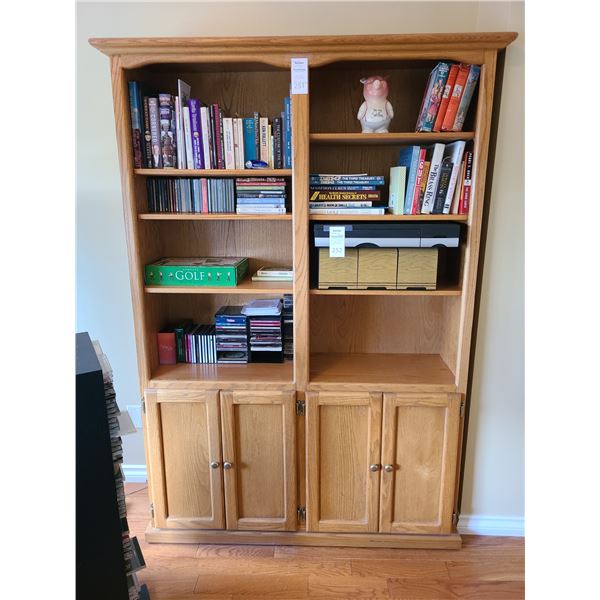 Oak Bookcase Cat C