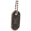 Image 8 : Louis Vuitton Silver Monogram Canvas ID Tab Charm and Key