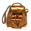 Image 1 : Gucci Brown Leather Bamboo Backpack