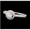 Image 1 : 0.79 ctw Diamond Ring - 14KT White Gold