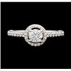 Image 2 : 0.79 ctw Diamond Ring - 14KT White Gold