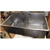 Image 2 : MKE COMMERCIAL 2 BAY STAINLESS RESTAURANT SINK