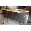 Image 1 : 8' STAINLESS STEEL REFRIGERATED TABLE