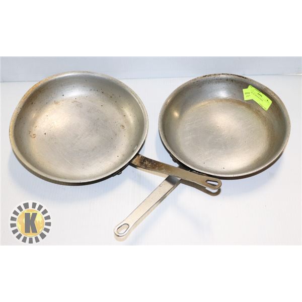 PAIR OF 10” FRYING PANS