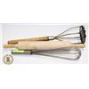 Image 1 : ROLLING PIN, MASHER, WHISK