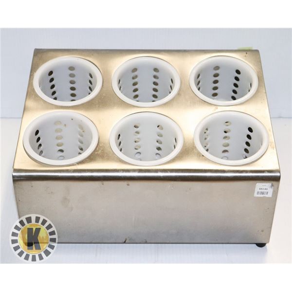 STAINLESS STEEL CUTLERY TRAY WITH REMOVABLE