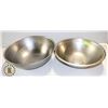 Image 1 : TWO LARGE STAINLESS STEEL KITCHEN BOWLS