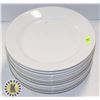 Image 1 : LOT OF 12 ROUND RESTAURANT PLATES