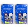 Image 1 : 2 PACKAGES OF NEW BLUE DISPOSABLE APRONS. 20 APRON