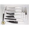 Image 1 : NEW WHITE HANDLE "ICE" KNIFE SET