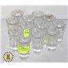 Image 1 : LOT OF 12 X 1 OZ SHOT GLASSES