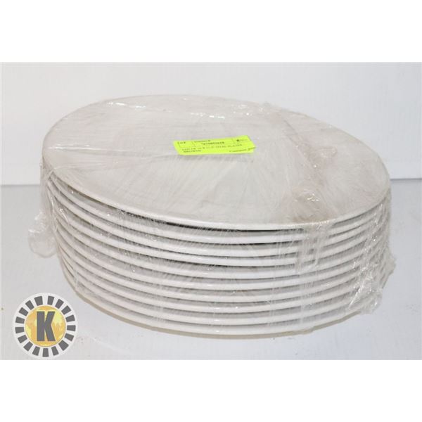 LOT OF 10 X 11.5” OVAL PLATES – BROWNE