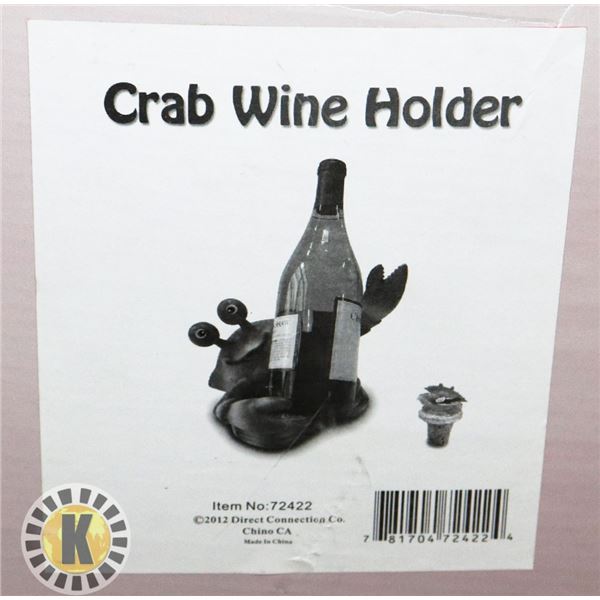 CRAB WINE HOLDER