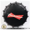 Image 1 : NEW 8" BOTTLE METAL BOTTLE CAP BUDWEISER ART