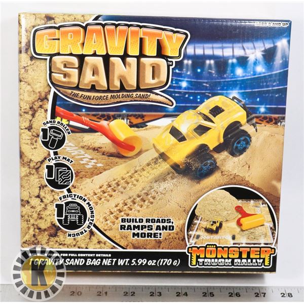 NEW GRAVITY SAND MONSTER TRUCK RALLY KIT