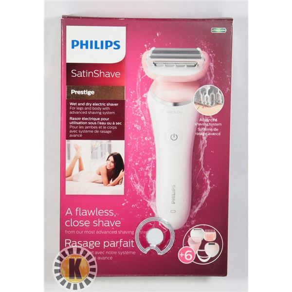 NEW PHILIPS SATIN SHAVE PRESTIGE