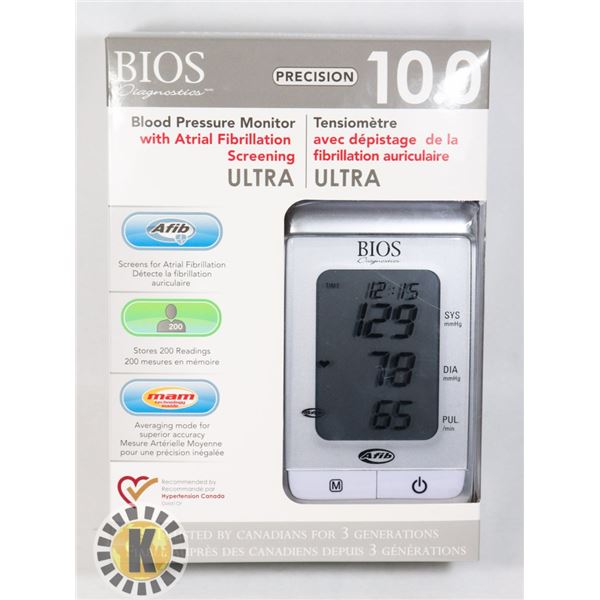 BIOS PRECISION 10.0 BLOOD PRESSURE MONITOR