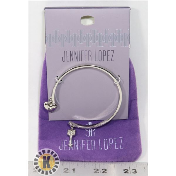 NEW JENNIFER LOPEZ BANGLE STYLE BRACELET GOLD