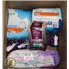 Image 1 : BOX OF WOMENS BLADDER LEAK PRODUCTS