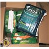 Image 1 : BOX OF MENS AND UNISEX BLADDER LEAK PRODUCT