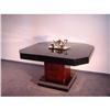 Image 1 : Table  Black  Laquered  French  Art-deco #2246206