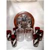 Image 1 : Nautical Tantalus Complete Barware Copper #2246255