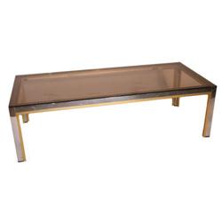 Brass and Chrome Coffee Table #2246270