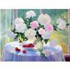 Image 1 : "Tender peonies" - Russian traditions school #2246389