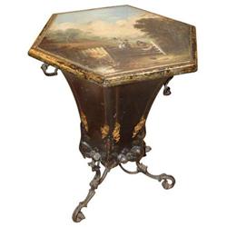 Tole side table English #2246585