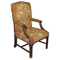 George III Needlepoint Upholstered Sheraton #2246591