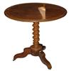 Image 1 : Round walnut french tilt top table #2246592