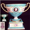 Image 1 : Minton  Two Handled Vase and Stand #2246612