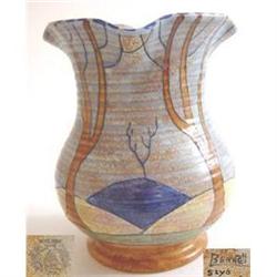Burleigh Ware LargeTube Lined Vase  #2246641