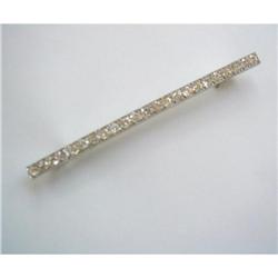ESTATE  OLD MINE DIAMOND 3 1/2" BAR PIN #2246686
