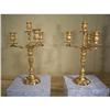 Image 1 : Pair of Parcel Gilt Candelabra #2246739