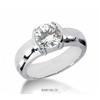 Image 1 : CERTIFIED Solitaire Ring, Round Cut 0.75 carat #2246824