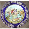 Image 1 : Sevres Hand Painted Plate with Battle Scene #2246849