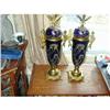Image 1 : PAIR  LARGE SEVRES ART NOUVEAU  URNS #2246856