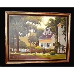 manner of ANTHONY THIEME Oil PAINTING Rockport #2247037