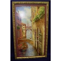 Italian Venice Grand Canal Scene Watercolor #2247042